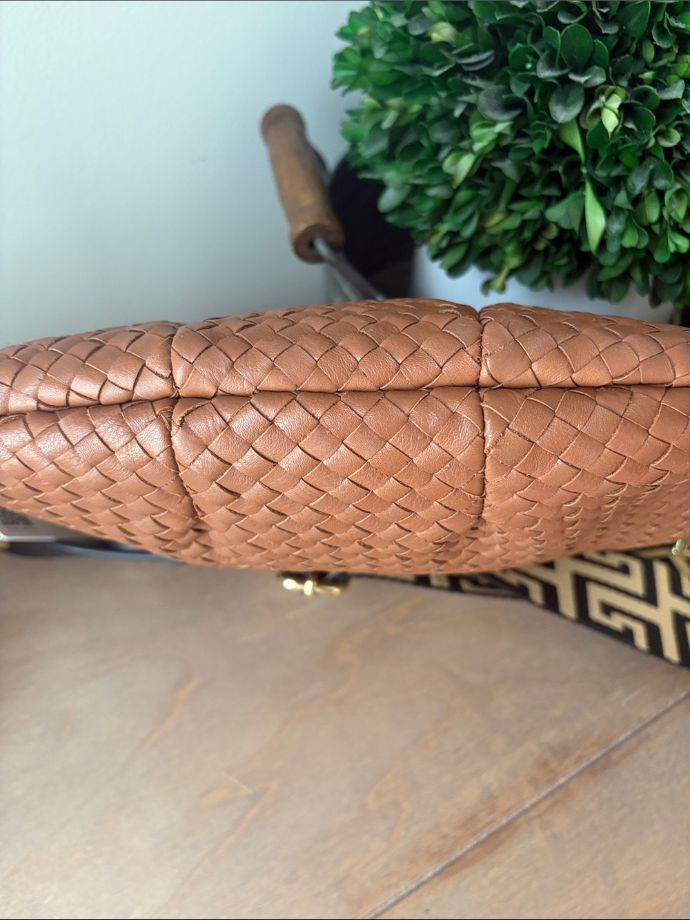 🌸QUINCE ITALIAN HANDWOVEN SMALL CROSSBODY BAG NWT🌸PLUS EXTRA STRAP. PRICE FIRM - Picture 12 of 16
